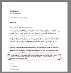 Check out this sample letter and helpful tips. Free Character Reference Letter (for Court) Template ...