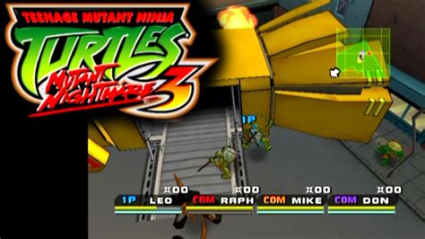 Teenage Mutant Ninja Turtles 3 Mutant Nightmare Ps2 Gameplay