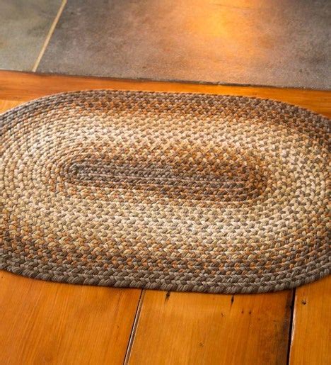 Usa Made Wool Braided Virginia Rug 8 X 11 Eligible For Promotions
