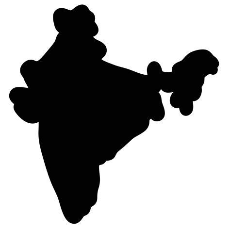 India Map India World Silhouette Map Png Pngwing Images And Photos