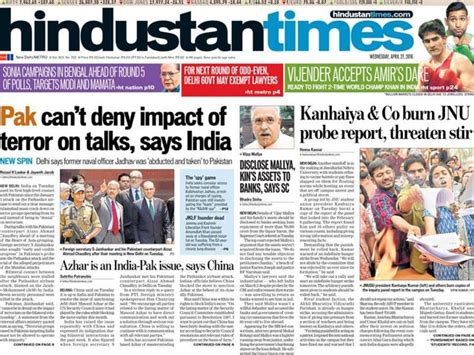 Ht Is Indias Most Trusted Print Media Brand Survey Hindustan Times