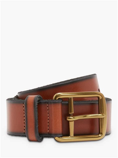Polo Ralph Lauren Leather Belt Brown At John Lewis And Partners
