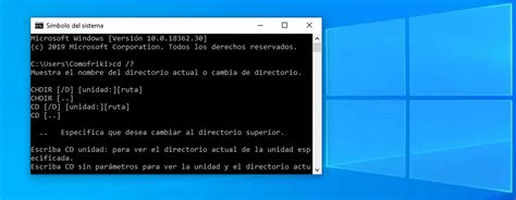 Cómo Cambiar De Directorio En Cmd De Windows 10 Comofriki
