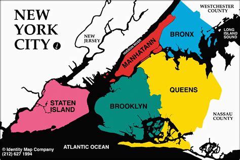 New York Map Of Boroughs