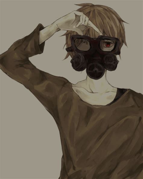 Gas Mask Guy P Anime Photo Fanpop