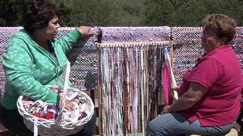 Rag Rug Weaving Youtube