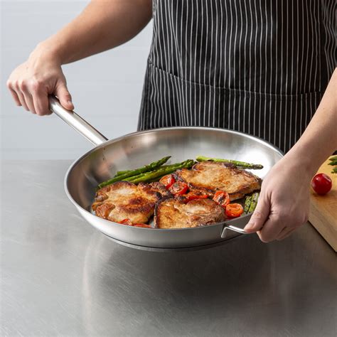 Vigor Ss1 Series 3 Piece Induction Ready Stainless Steel Fry Pan Set