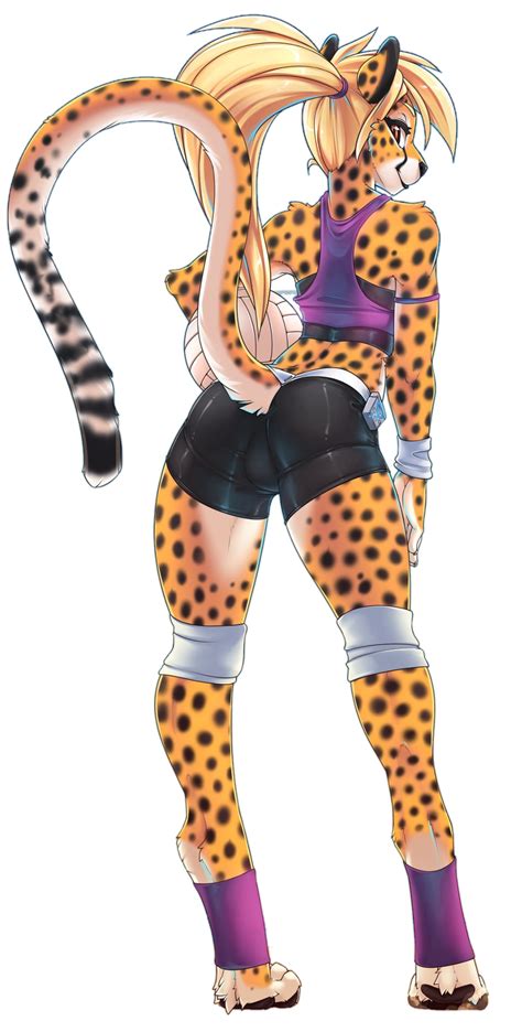 Anthro Cheetah Yiff Sticker By Yiff Stickers Cartoon Animals