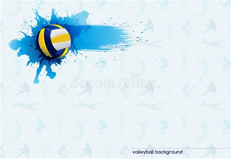 Beach holiday background men playing volley ball icon. Volleyball abstract stock vector. Illustration of magazine ...