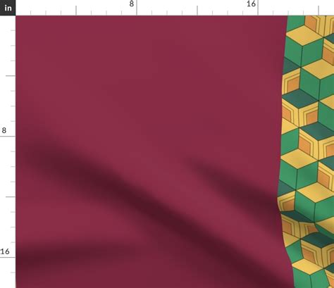 Giyu Tomioka Haori Pattern Fabric Spoonflower