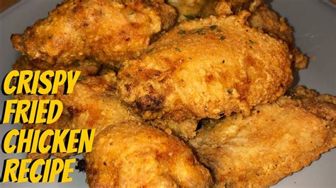 Simple Crispy Fried Chicken Recipe No Milk And No Egg Batter How To