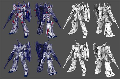 Rx 0 Unicorn Gundam By Zipbox On Deviantart