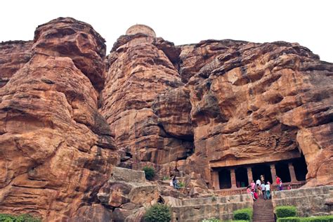 Badami Cave Temples In Karnataka Ancient Rock Cut Temples