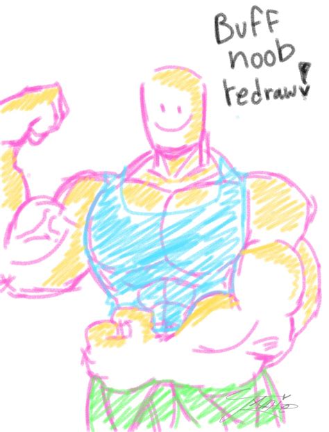 Ill Its 1246 Am But I Redrew My Buff Noob😻 Notability Gallery