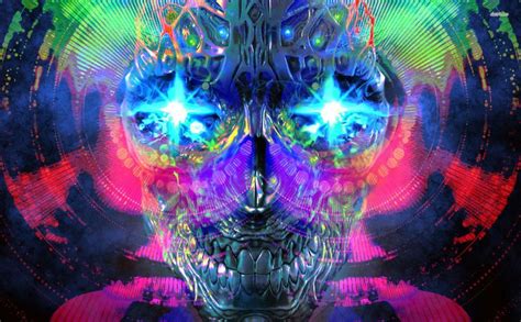 Psychedelic Skull Hd Wallpaper Psychedelic Art Art Skull Wallpaper