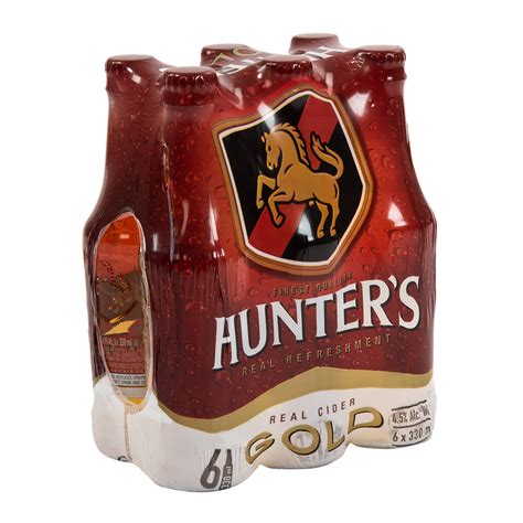 Hunters Gold Cider 6 X 330 Ml Bottles Za