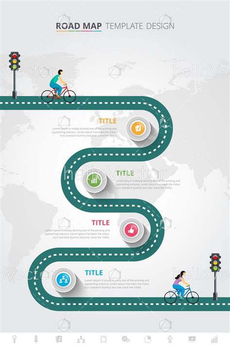 Roadmap Infographic Template Download Graphics And Vectors Roadmap