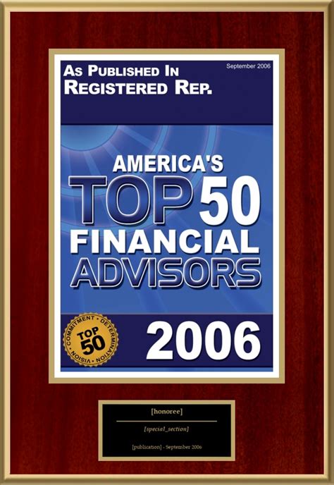 Americas Top 50 Financial Advisors American Registry Recognition