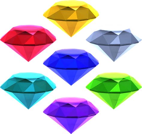 Chaos Emeralds Sonic Runners Sonic Chaos Emeralds Png Free