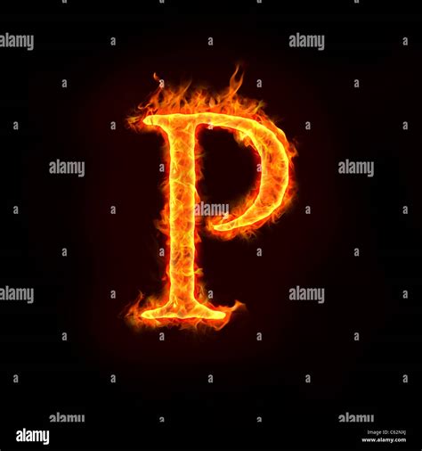 Fire Alphabets In Flame Letter High Resolution Stock Photography And
