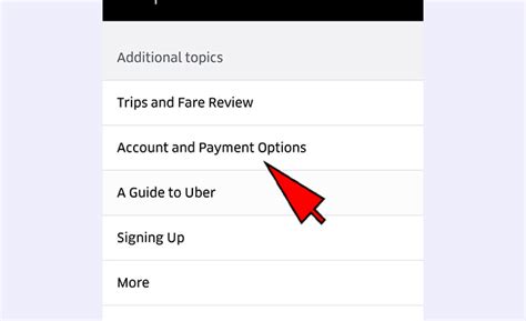 Navigate to the payment menu · 2. The Easiest Way to Delete Credit Card from Uber - Step by Step Guide