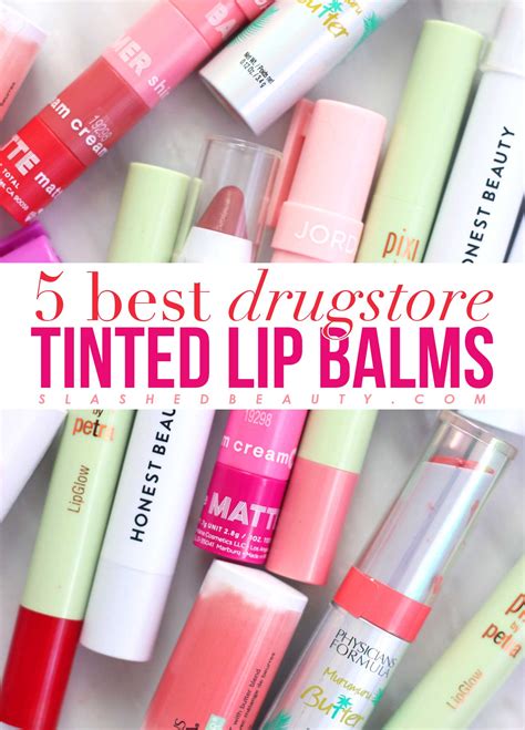 5 Best Drugstore Tinted Lip Balms Slashed Beauty