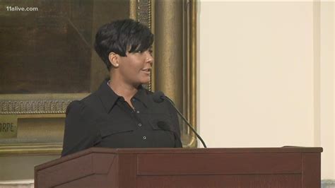 Atlanta Mayor Keisha Lance Bottoms Has Message For Gov Brian Kemp During Rep John Lewis