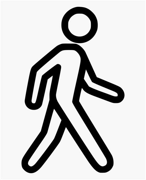 Walking Walking Man Icon Png Transparent Png Kindpng
