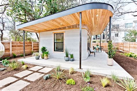 3d Printed Concrete Tiny House By Icon Build 3d Printed House Tiny