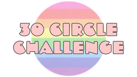 30 Circle Challenge Printable