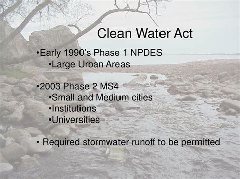 Ppt Introduction To Ms4 Stormwater Requirements 2009 Powerpoint