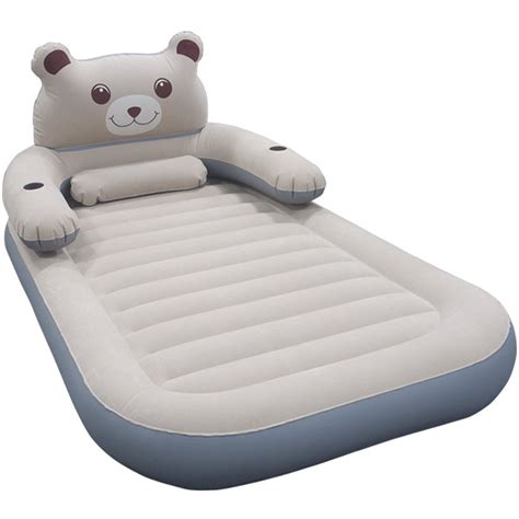 Furthermore, they are lower to the ground. WeTong Cartoon Twin Size Air Mattress, Inflatable Toddler ...