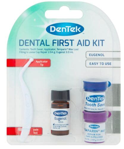 Dentek Dental First Aid Kit Temporary Dental Cement Tooth Filling Lost Fillings Ebay