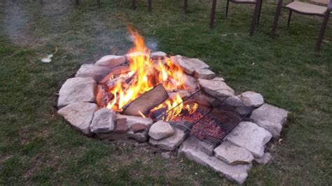 Light a grill keyhole fire pit with a bernzomatic torch and reach cooking temperatures in minutes without the chemical taste caused by lighter fluid. First campfire on the keyhole this spring | Firewood ...