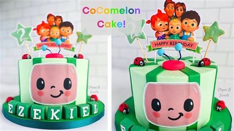 Cocomelon Birthday Cake Design Cocomelon Fondant Cake Boys 1st