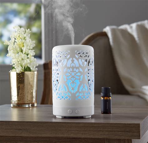 Mainstays Essential Oil Diffuser White Scroll
