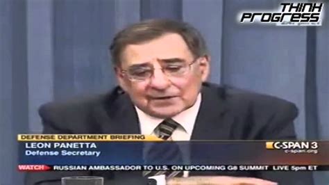 Panetta On Dadt And Marriage Youtube