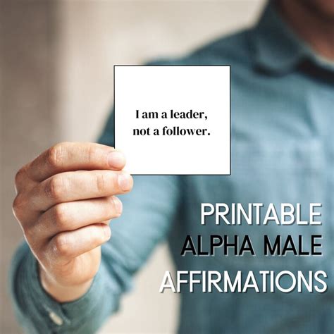 alpha male affirmation cards divine masculine affirmations masculine energy confidence