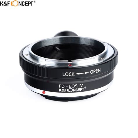 kandf concept camera lens adapter ring with tripod of brassandaluminum fit for canon fd lens to for