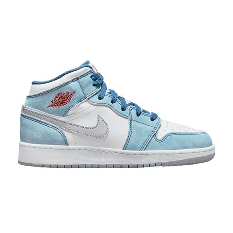 Air Jordan 1 Mid Se Gs French Blue Dr6235 401 Ox Street