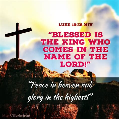 Blessed Is The King I Live For Jesus