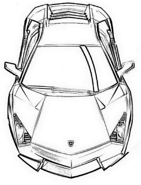 Get This Free Lamborghini Coloring Pages to Print 16629
