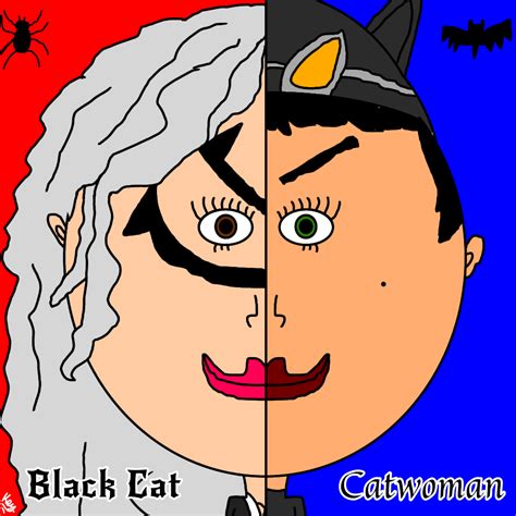 Black Cat Vs Catwoman By Marielx6 On Deviantart