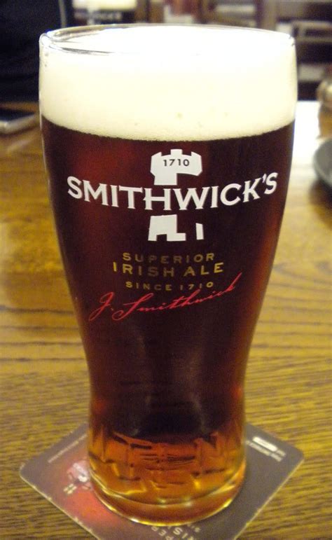 ڿڰۣ Smithwicks Ale Is An Irish Red Ale Style Beer Brewed Since 1710