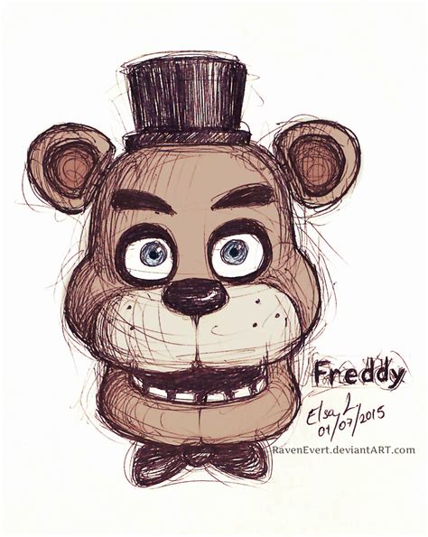 Freddy Sketch By Ravenevert On Deviantart