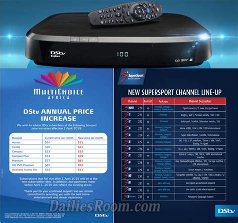 The dstv confam bouquet is a great dstv package you can get for your family. DSTV Subscription Prices 2018, Subscription Packages ...