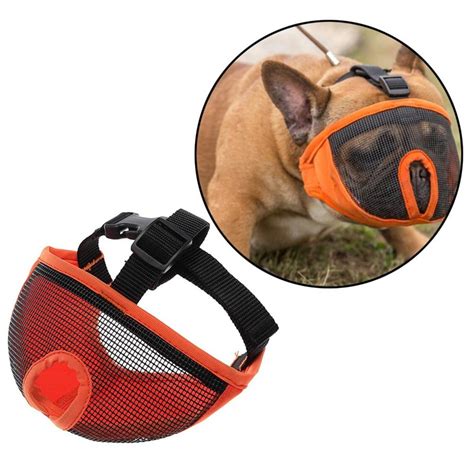 Breathable Dog Muzzle For Dog Nylon Mask Bark Mesh Pet Dog Muzzle