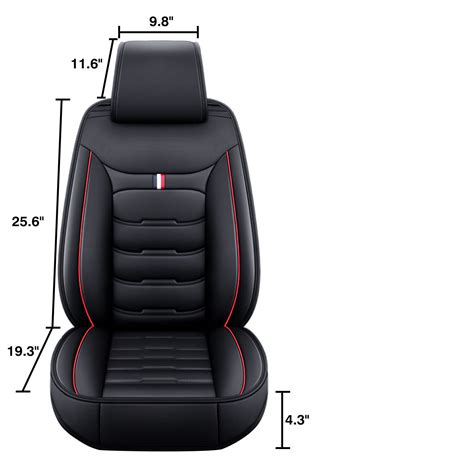 For Honda Civic Sedans Leather Front Rear Car Seat Cover 5 Seat Cushion