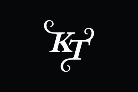 Monogram Kt Logo V2 Graphic By Greenlines Studios · Creative Fabrica In