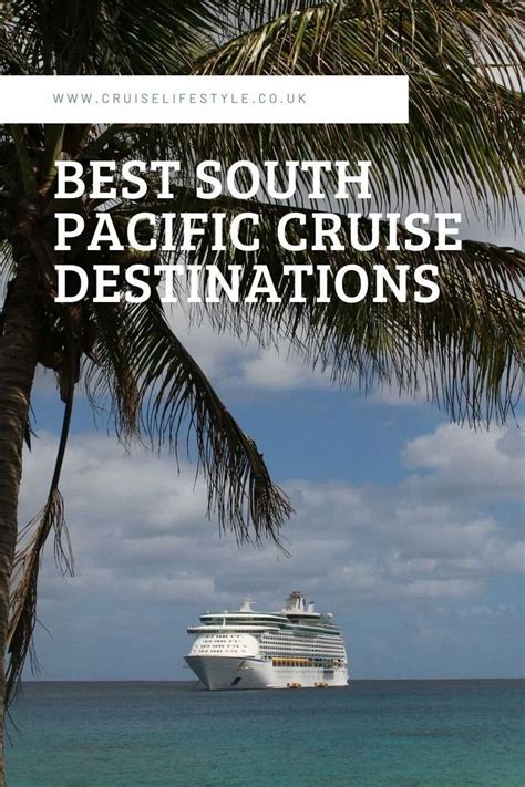 Cruise Ship In A South Pacific Destination Cruise Excursions Shore